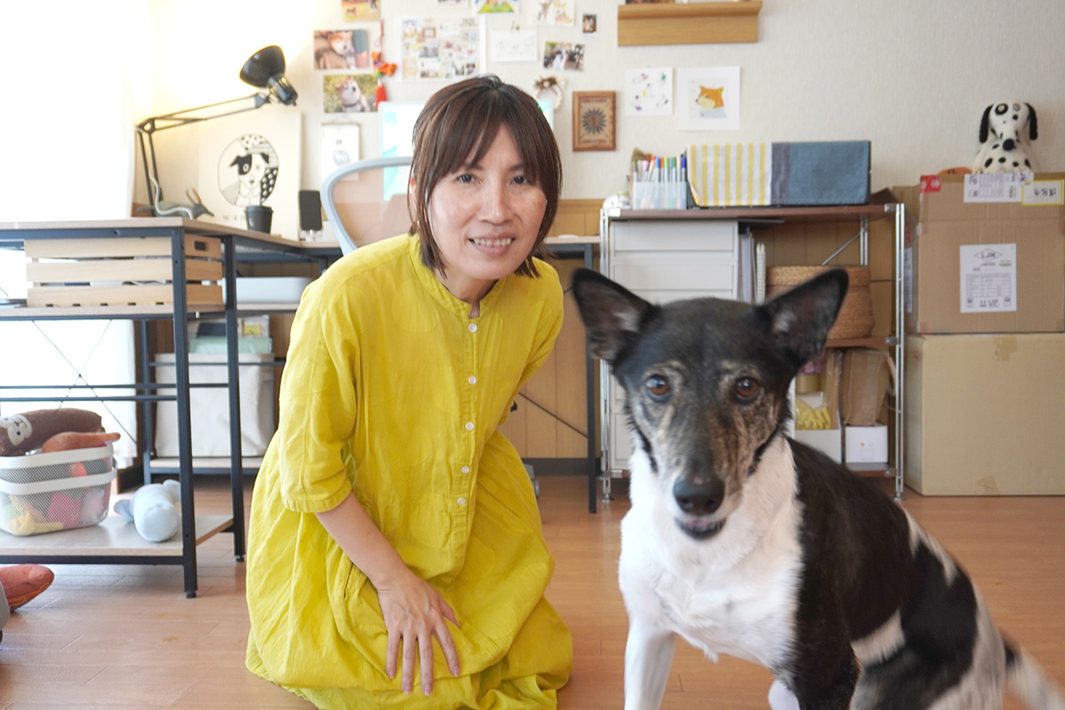 【GO WAN わんこと紡ぐ物語 Vol.01】「犬は愛の塊。今あるこの時間を全力で愛おしんでほしい」漫画家・絵本作家ふくはらさなえさんが語る、これまでの歩みと『のほほんほん』誕生秘話