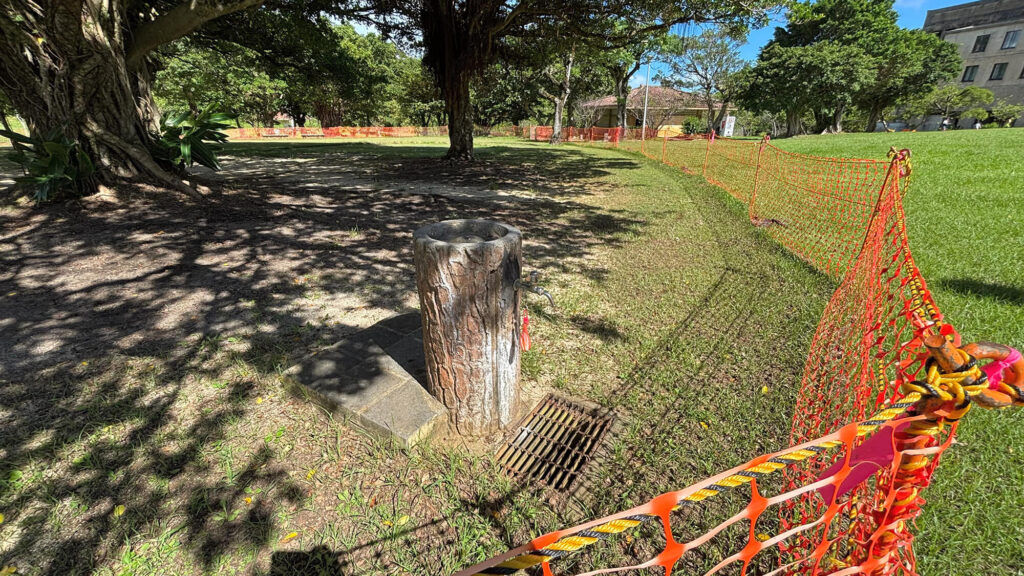 ラン内に公園の手洗い用水道